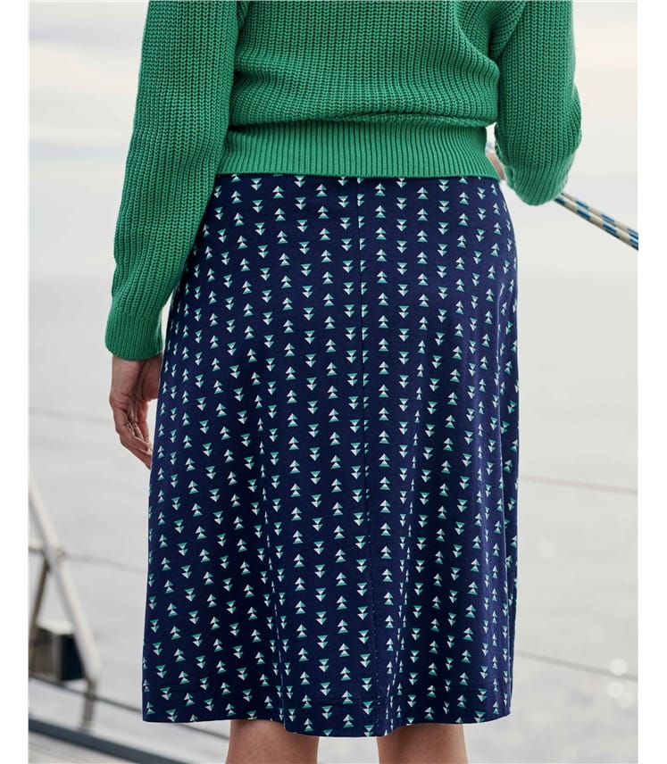 A Line Pocket Detail Skirt