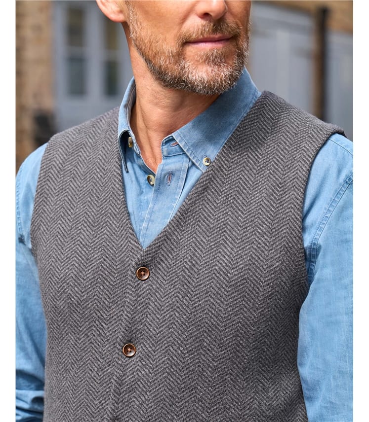 Organic Cotton Cashmere Waistcoat