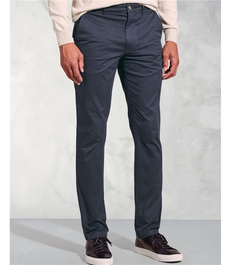 Leo Cotton Stretch Chino