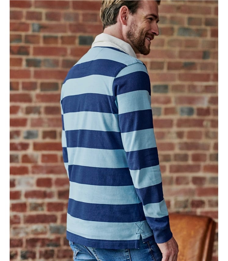 mens cotton rugby shirt