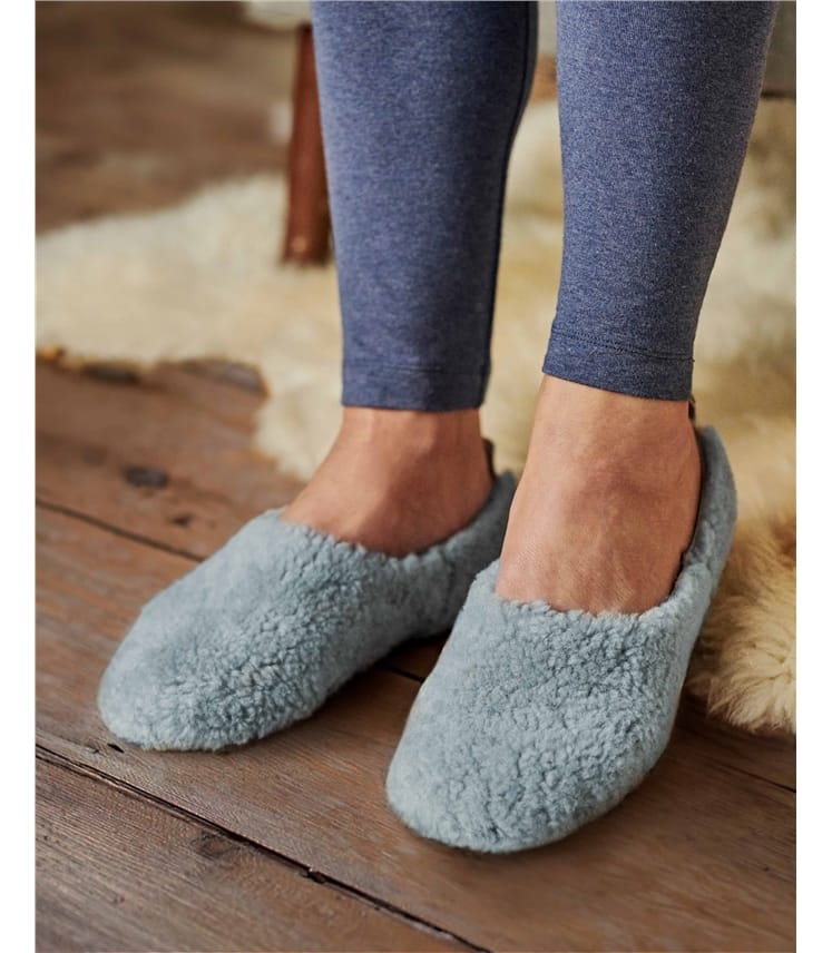 Womens Soft Sheepskin Ballerina