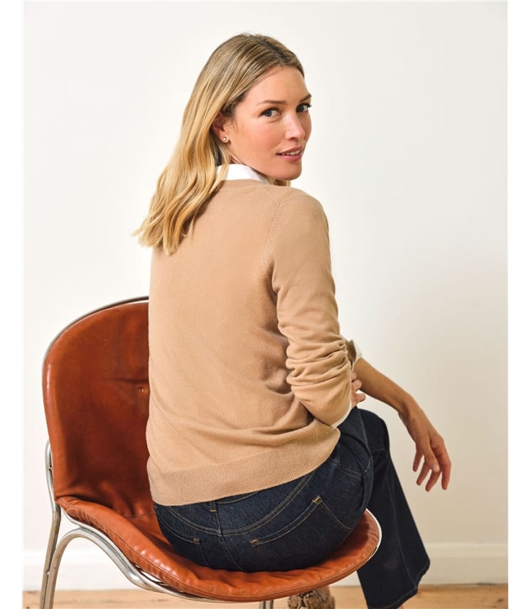 Cashmere V Neck Sweater