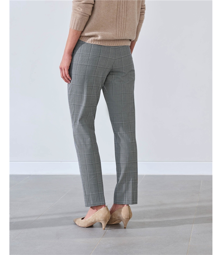 Slim Leg Wool Blend Trouser