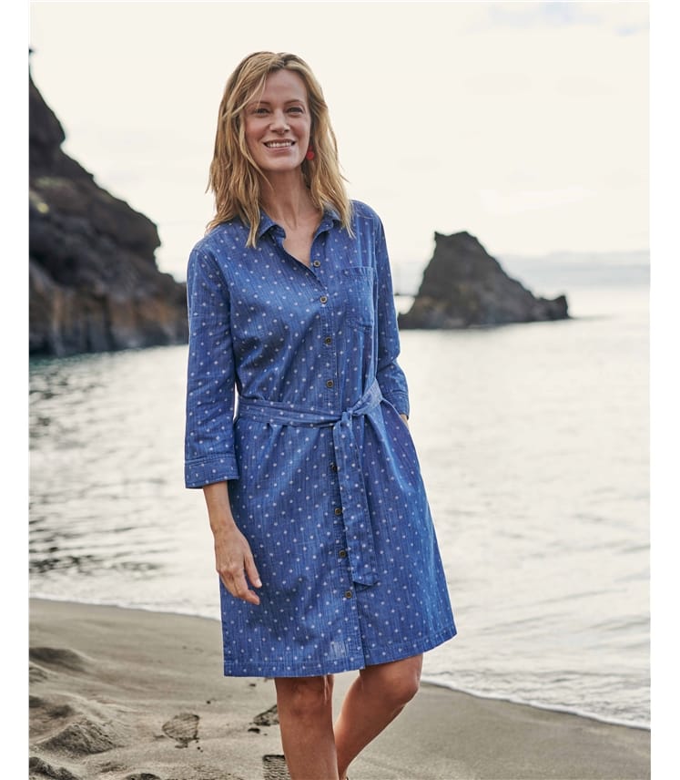 robe chemise chambray