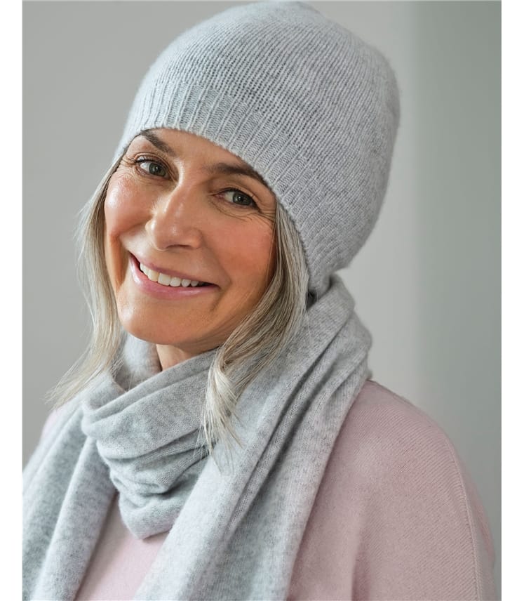 Womens Premium Pure Cashmere Hat