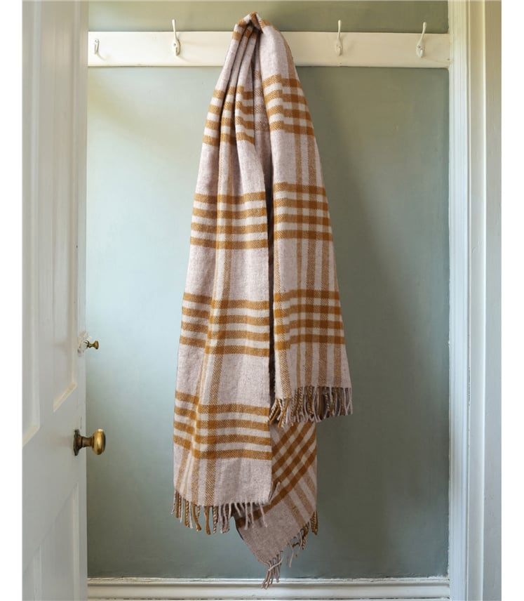 Traditional Pure Wool Throw