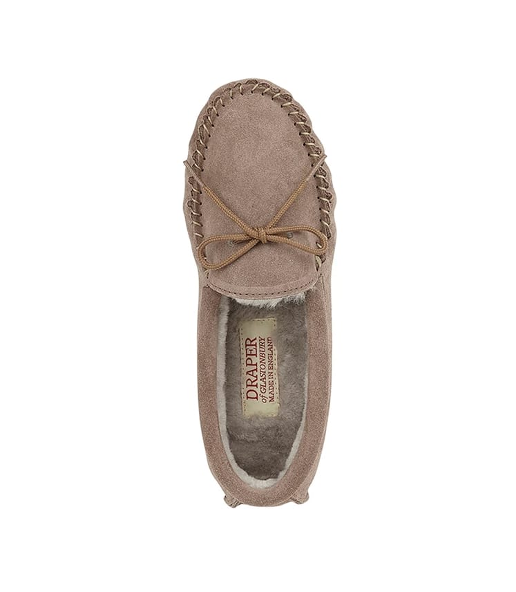 Womens Sheepskin Moccasin Slippers