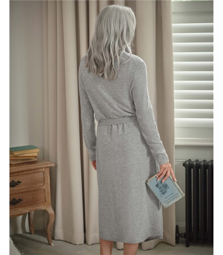 Robe de chambre luxueuse - Femme - Cachemire & Mérinos