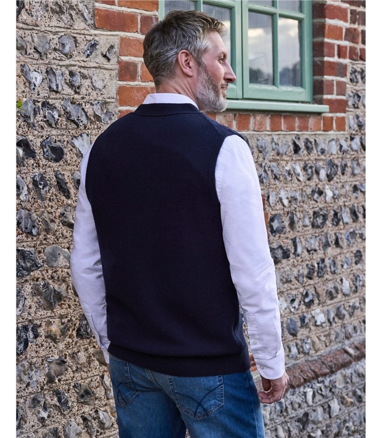 Mens Lambswool Waistcoat