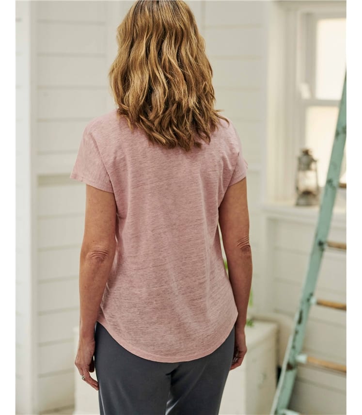 Easy V Neck Lace Insert Top