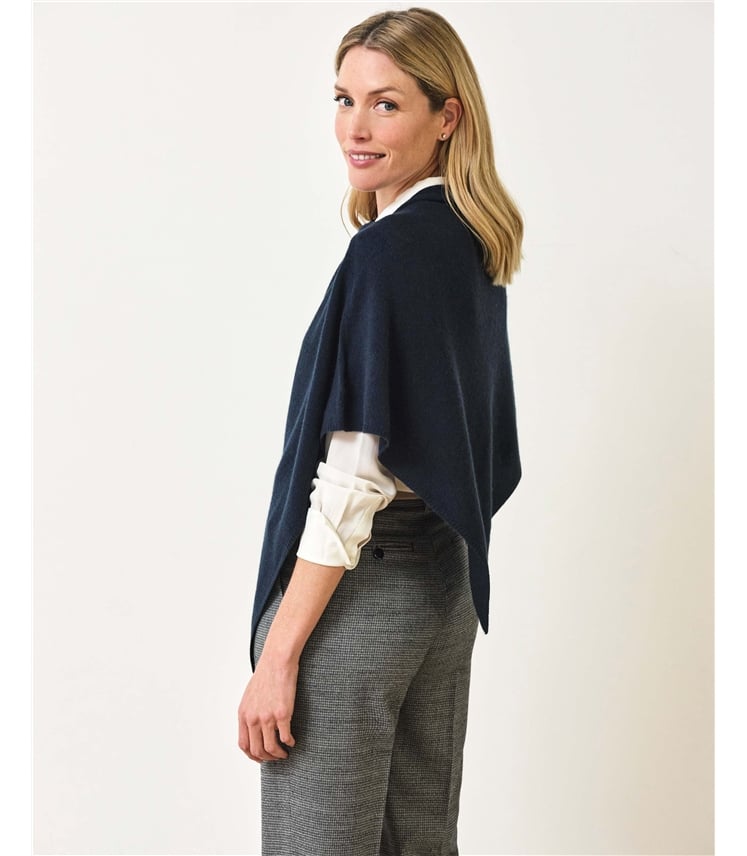 Organic Cashmere Gassato Poncho