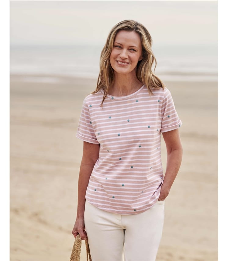 Embroidered Motif T-Shirt