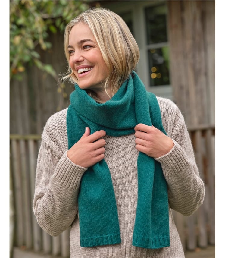 Womens Essential Lambswool Scarf