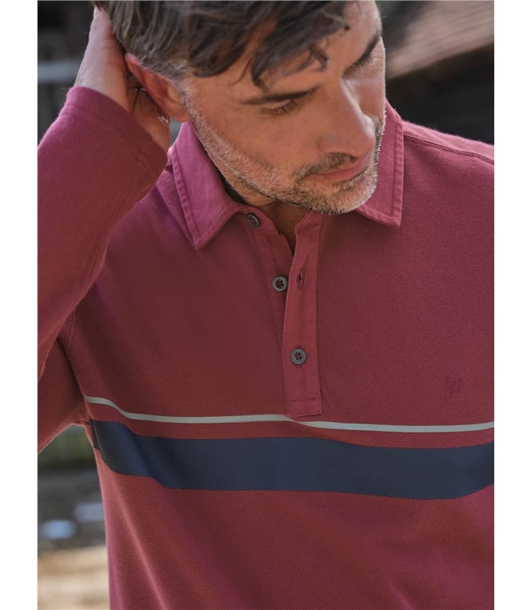 Classic Long Sleeve Polo Shirt