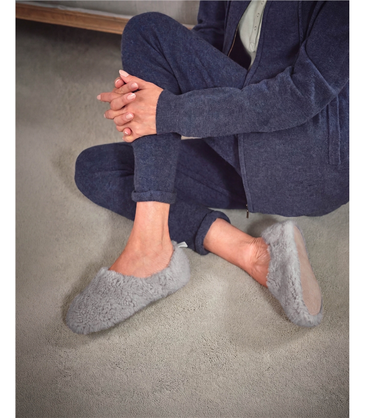 Womens Soft Sheepskin Ballerina