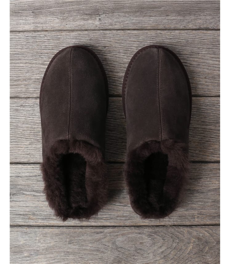Mules bordées de laine - Homme - Peau de mouton