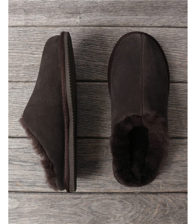 Mules bordées de laine - Homme - Peau de mouton