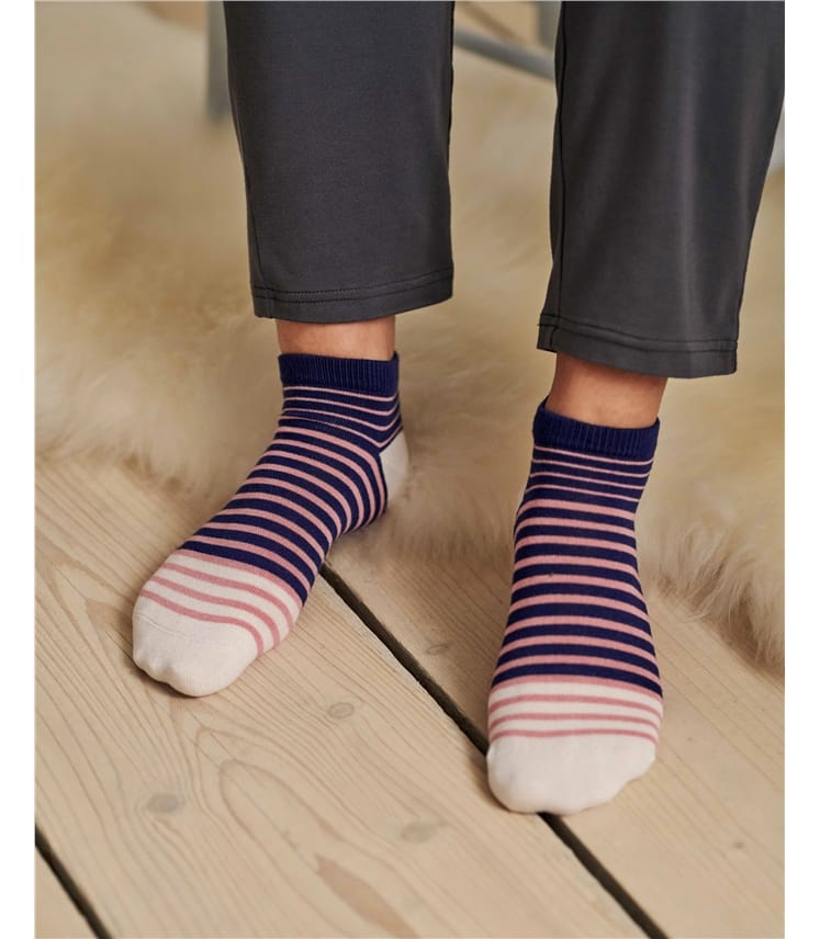Stripe Trainer Sock