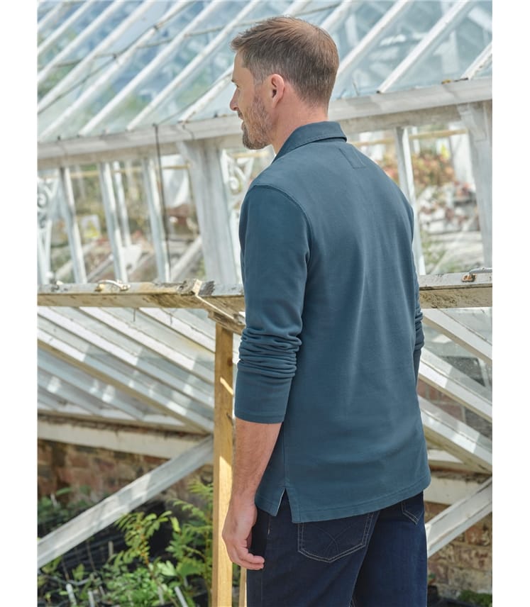 Classic Long Sleeve Polo Shirt