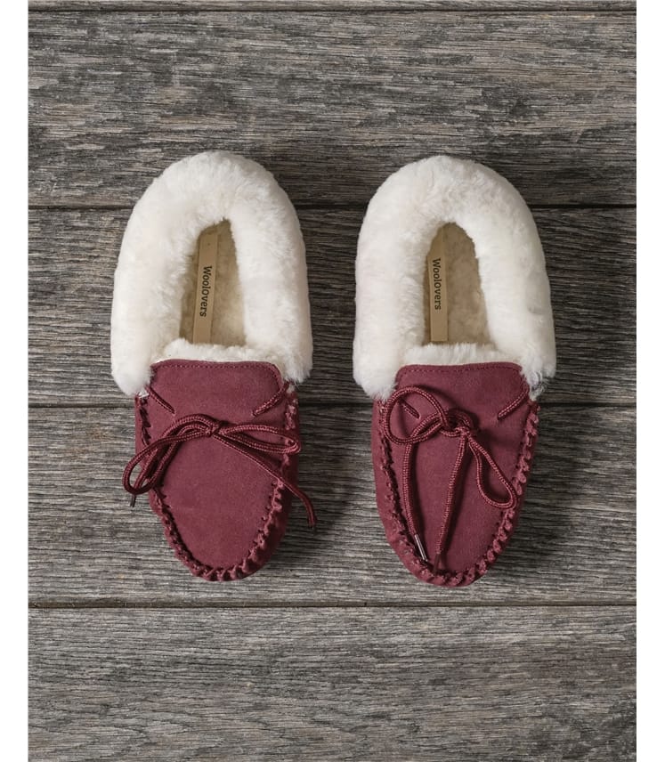 Sheepskin Moccasin Slipper