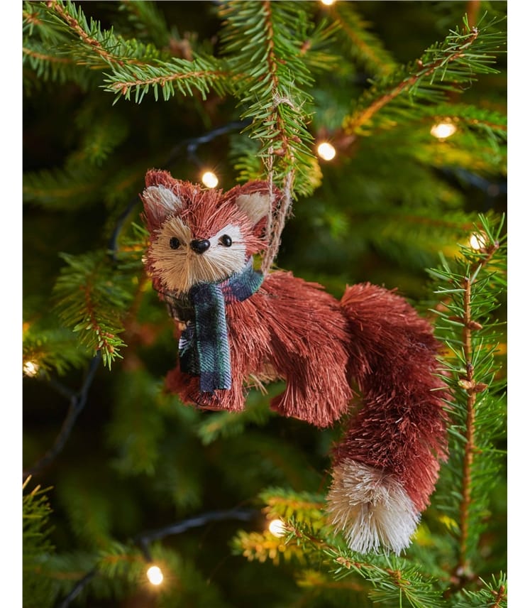 Frankie the Fox Christmas Decoration