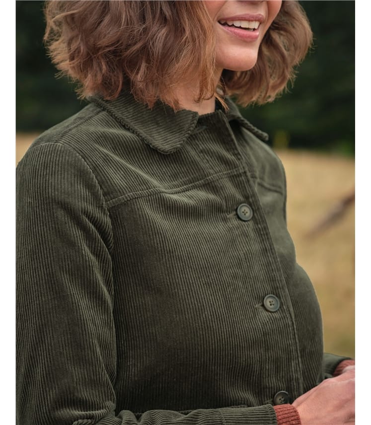 Leichte Cordjacke