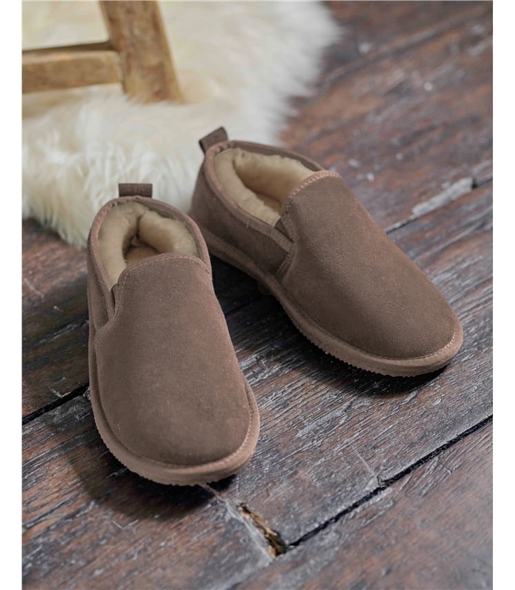 Chaussons - Homme - Peau de mouton