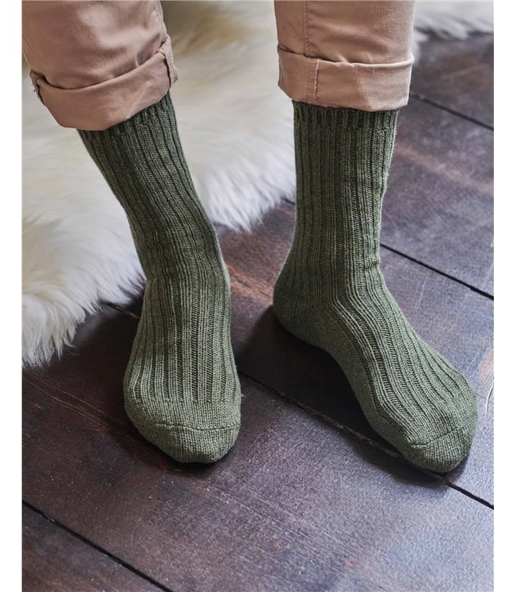 Cotton Rib Socks