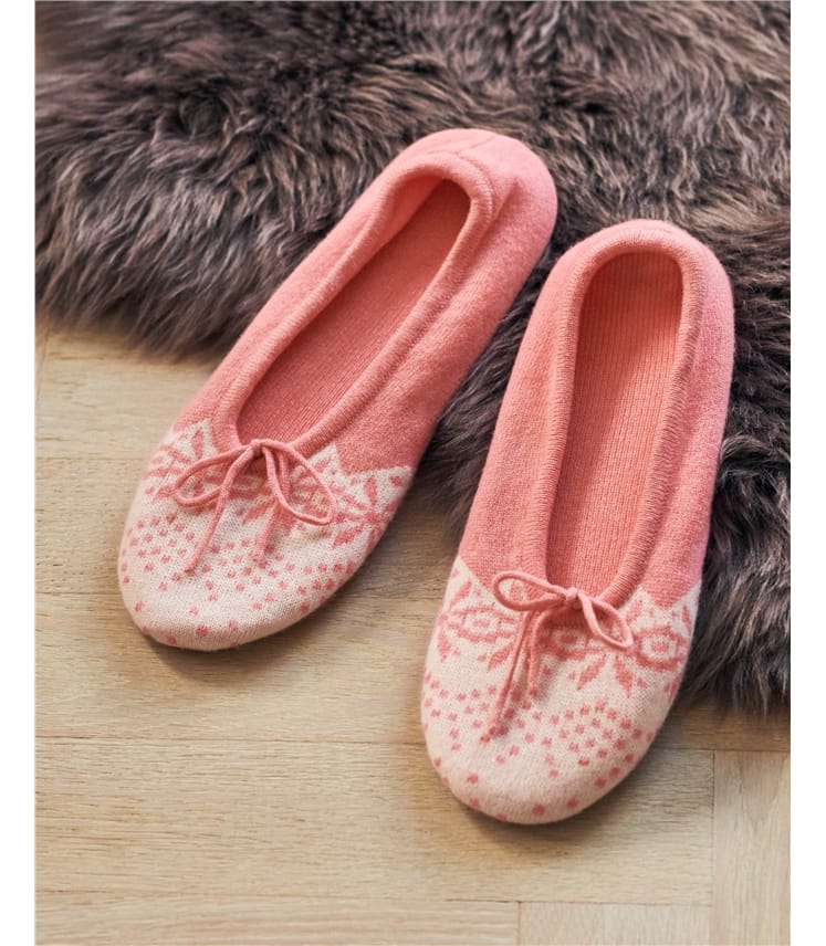 Womens hot sale cashmere slippers