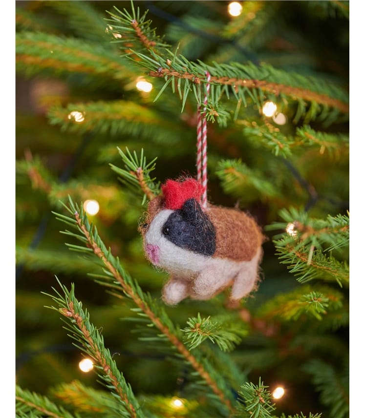 Gina das Meerschweinchen Weihnachtsdekoration 