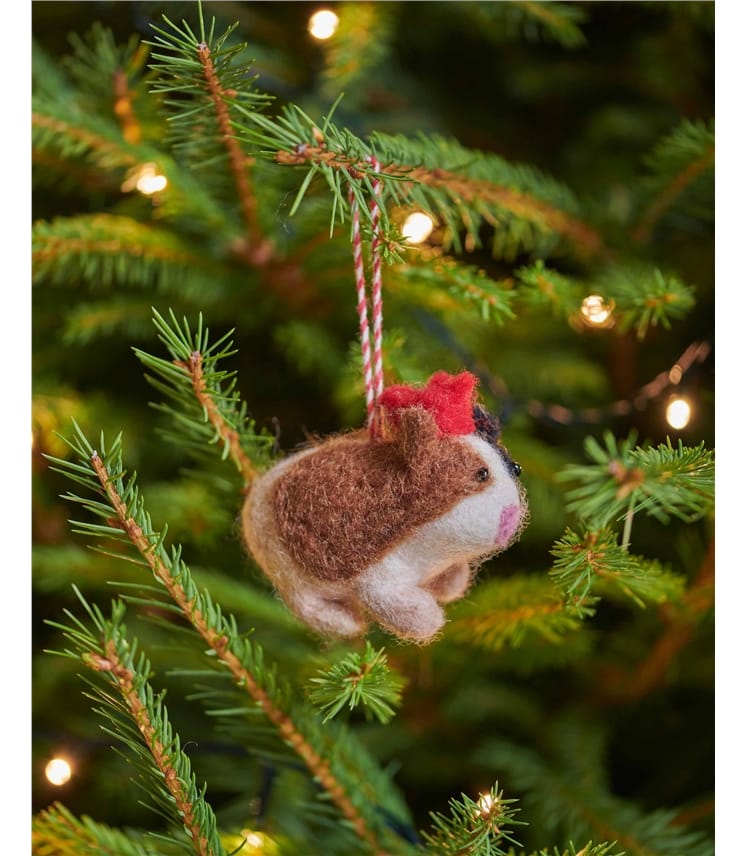 Gina das Meerschweinchen Weihnachtsdekoration 