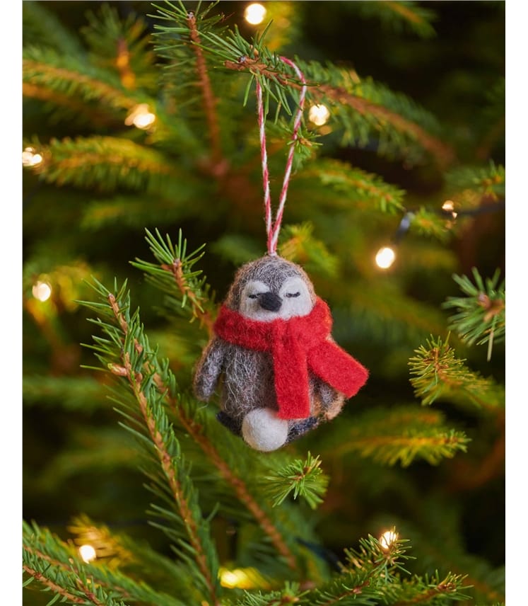 Percy the Penguin Christmas Decoration