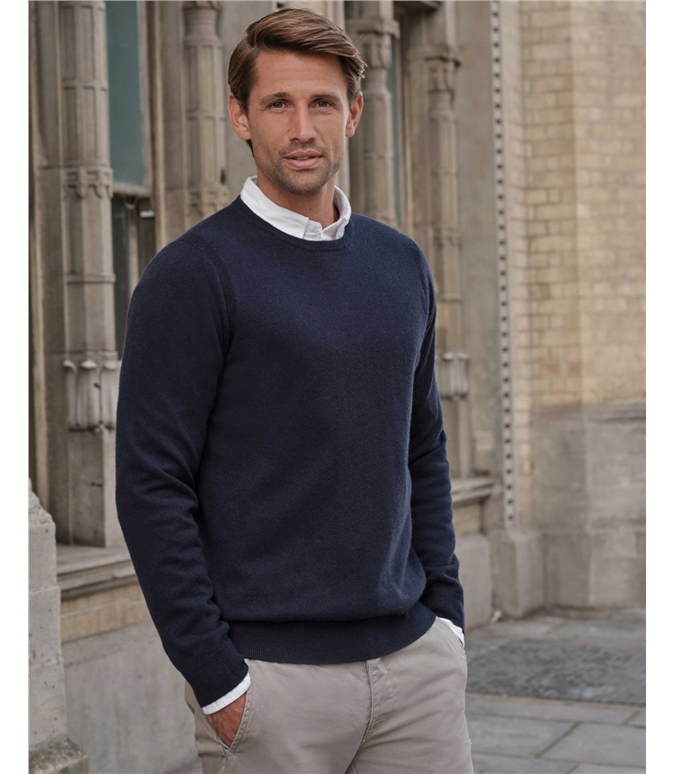 Mens Cashmere Crew Sweater