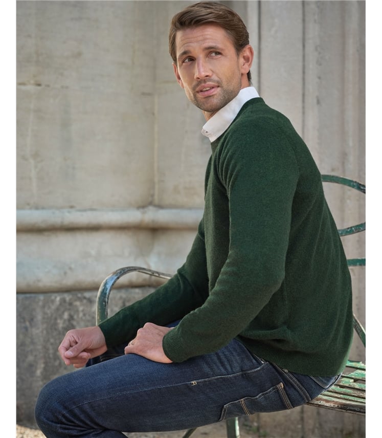 Mens Cashmere Crew Sweater