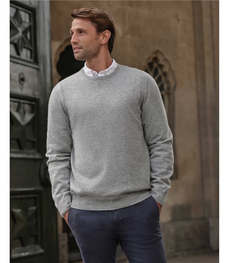 Mens Cashmere Crew Sweater