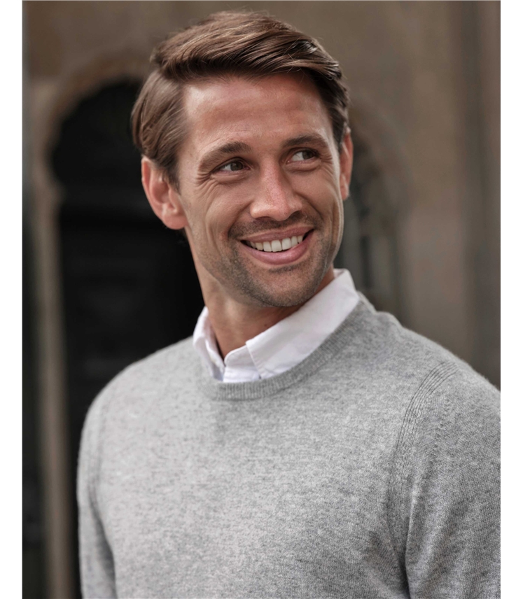 Mens Cashmere Crew Sweater