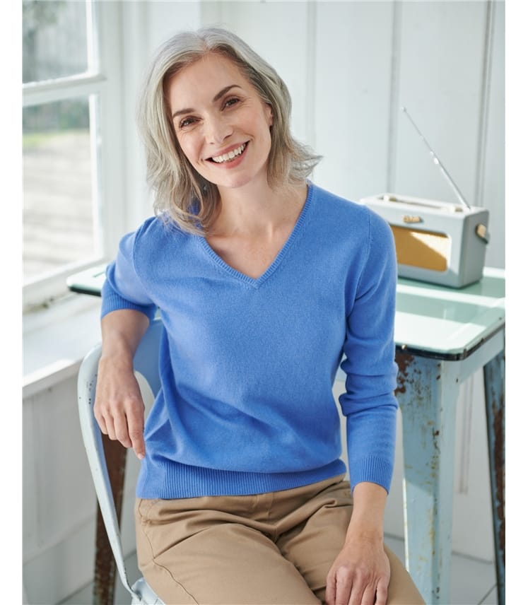 Pull Basique Femme FM London - Coupe Décontractée, Mélange Coton/polyester, Doux Et Chaud