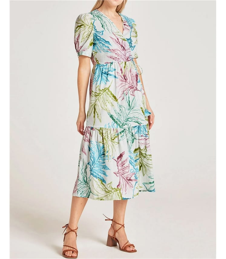 Laurel Hemp Wrap Dress