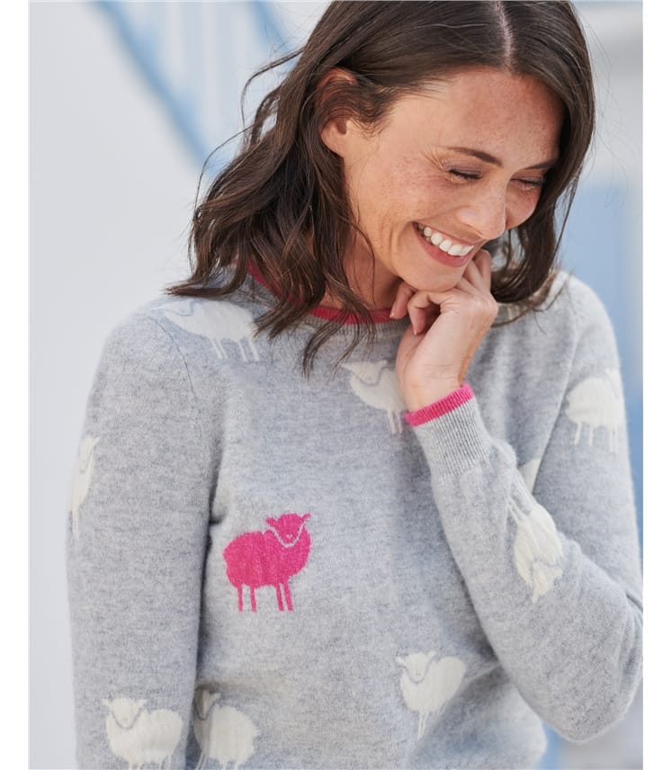 Pink Sheep Sweater