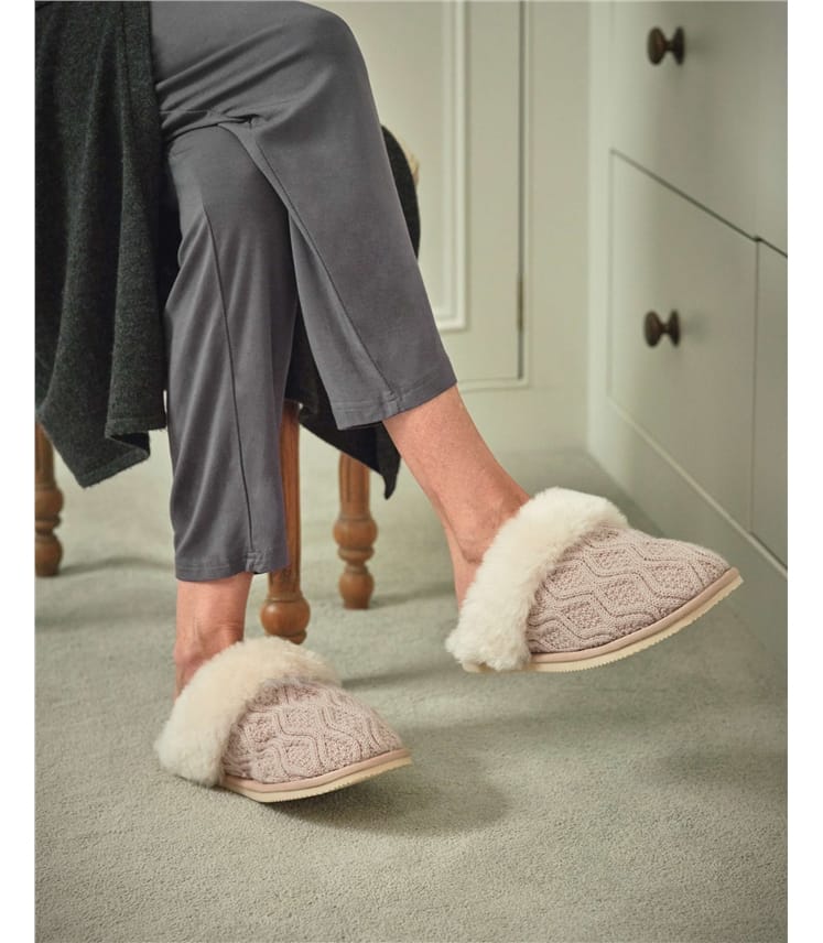 Womens Cable Mule