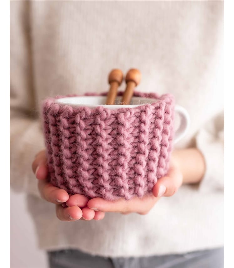 Mini Cup Cosy Knitting Kit