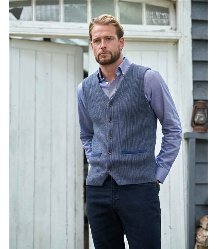 Organic Cotton Cashmere Waistcoat