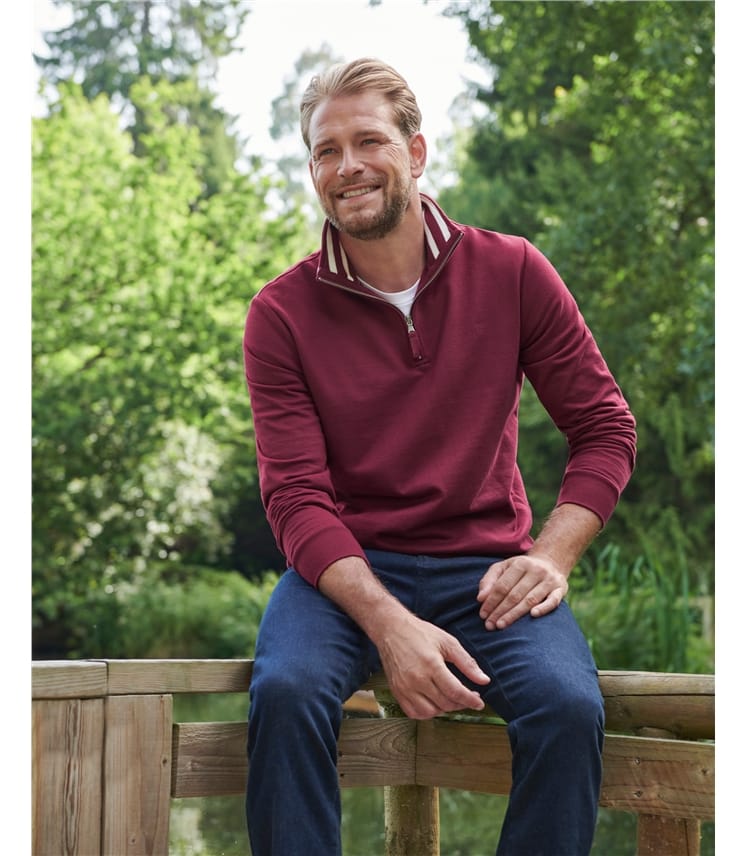 Half zip deals jumper men's