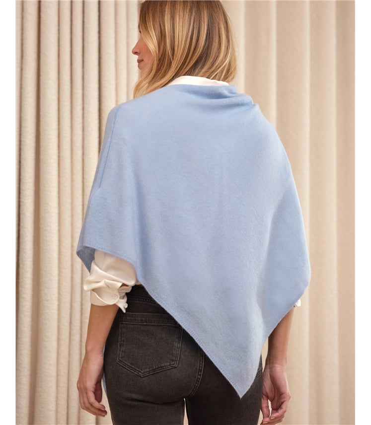Organic Cashmere Gassato Poncho
