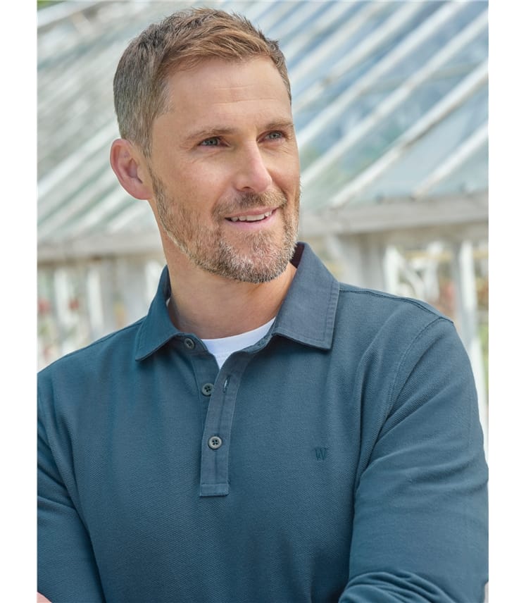 Classic Long Sleeve Polo Shirt