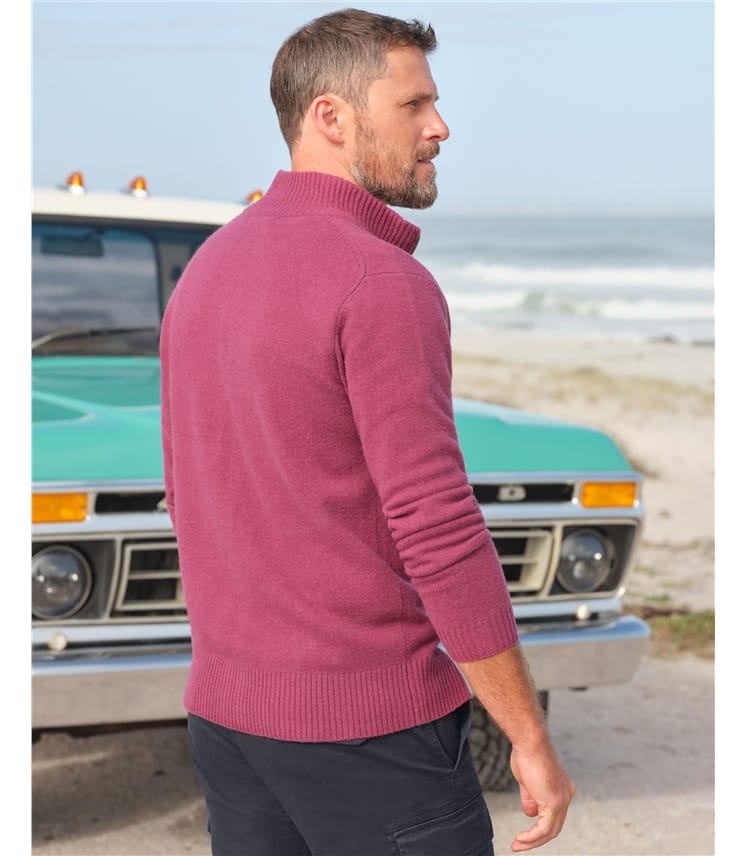 Cardigan Homme Léger En Coton - Fermeture éclair Complète, Coupe Classique