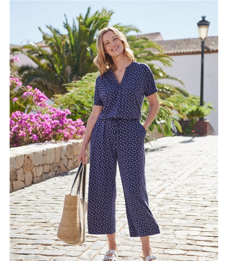 Ditsy jumpsuit online