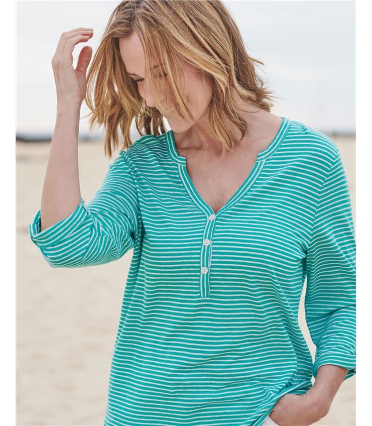 Relaxed Button Top
