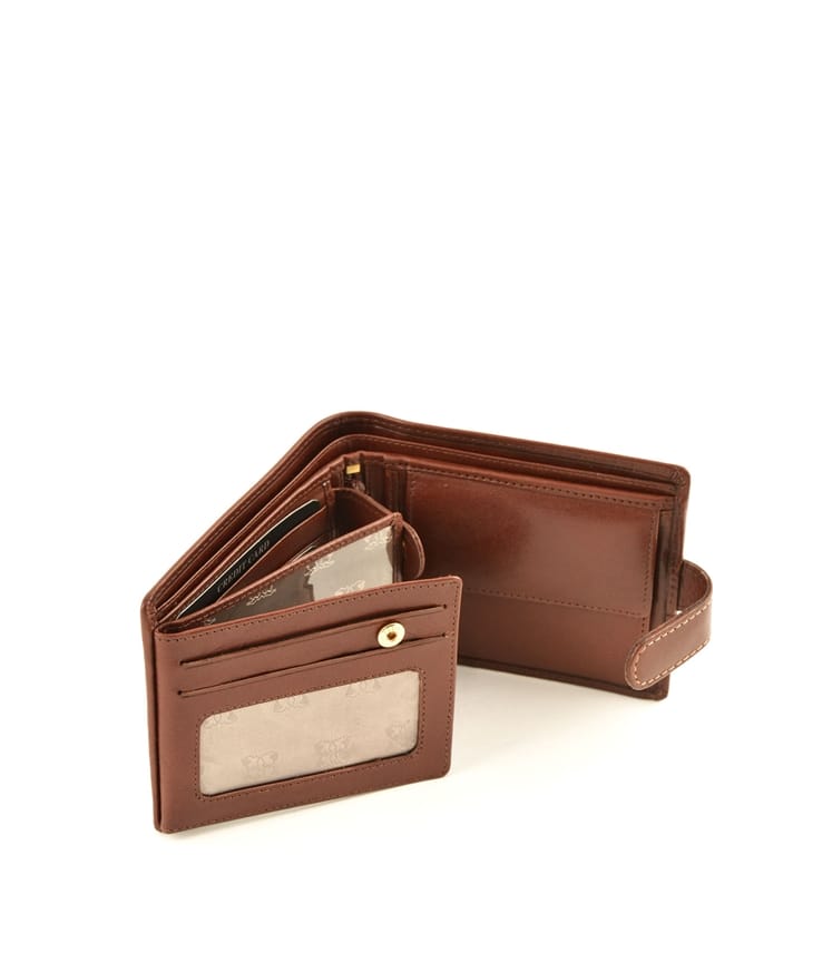 Ascari Leather Tri-fold Wallet