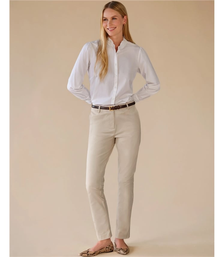 Washed Cotton Chino Trouser